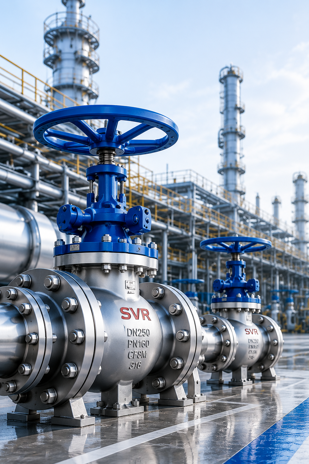 SVR Global precision-engineered industrial valves